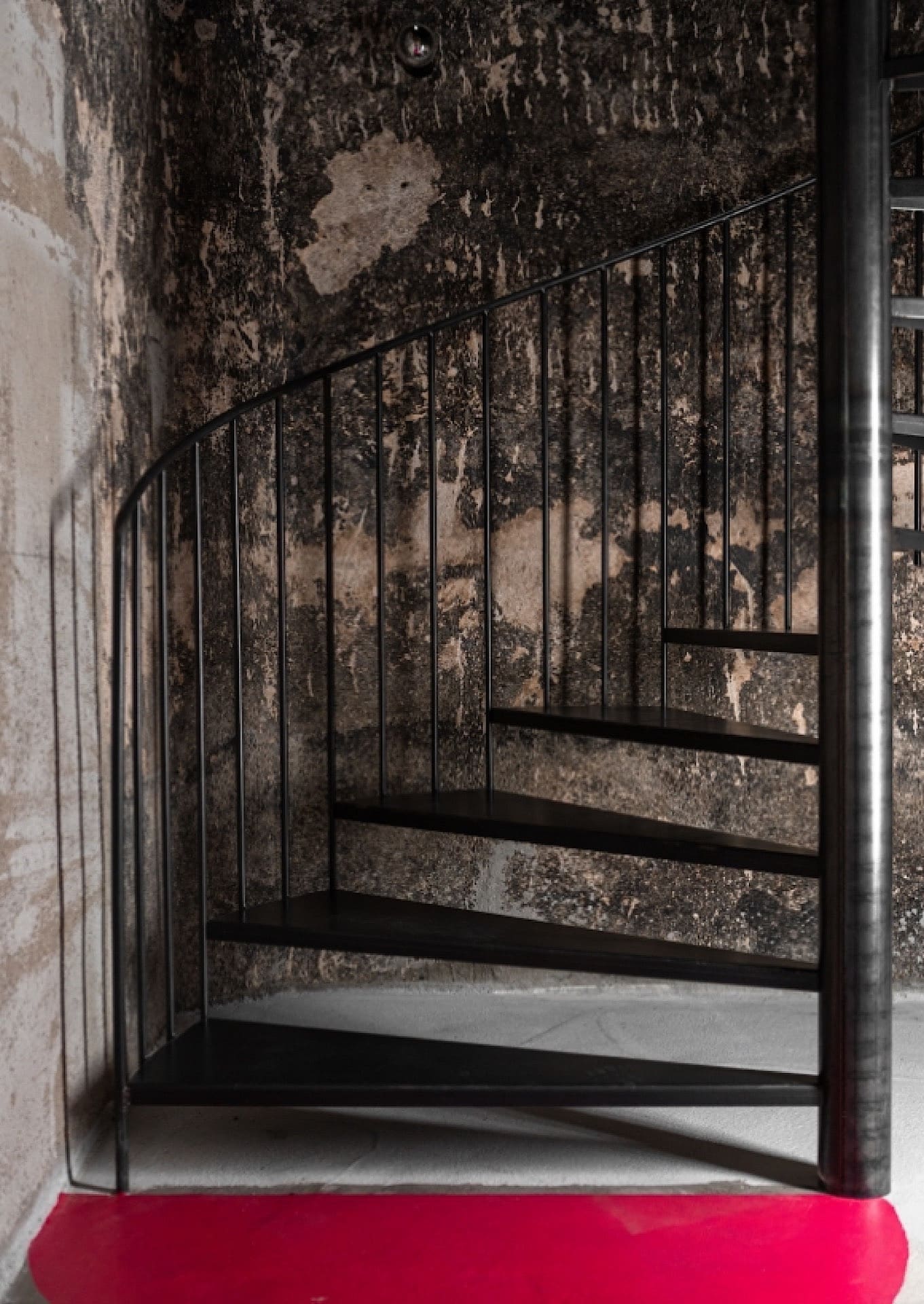 Aus dem alten Silo wurde ein Treppenhaus