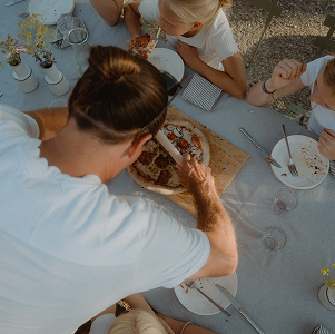 Outdoorkitchen für gemeinsame Pizzaabende