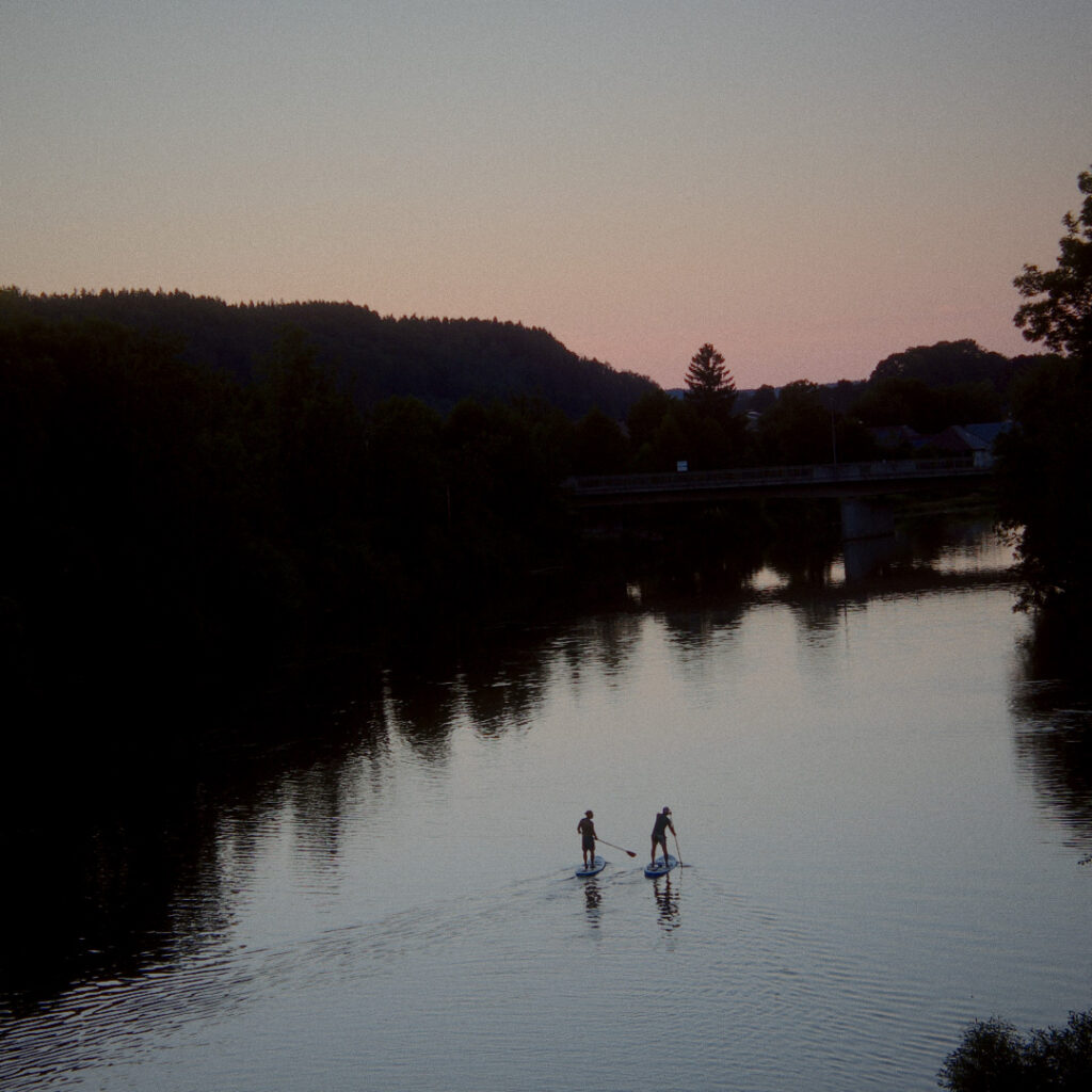 Paddeln auf der Isler