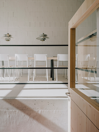 Einblick in die Tenne